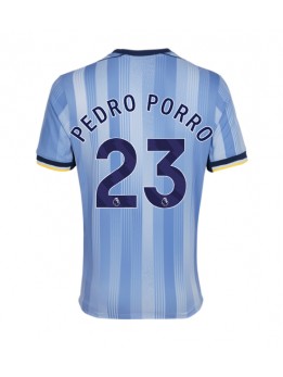 Tottenham Hotspur Pedro Porro #23 Replika Borta Kläder 2024-25 Kortärmad